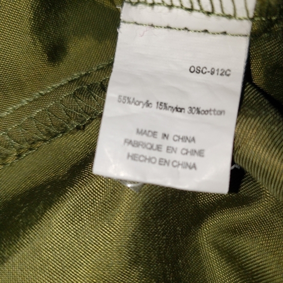 SOLD Cupshe Jacket Lightweight Large Army Green Chic Shabby Chic Retro - Picture 5 of 6